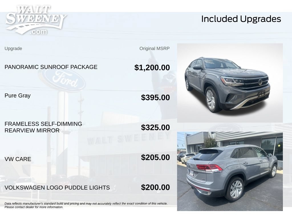 Used 2021 Volkswagen Atlas Cross Sport SE w/ Panoramic Sunroof Package AWD/4WD image 12