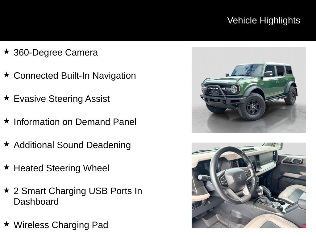Certified 2023 Ford Bronco Wildtrak AWD/4WD image 31