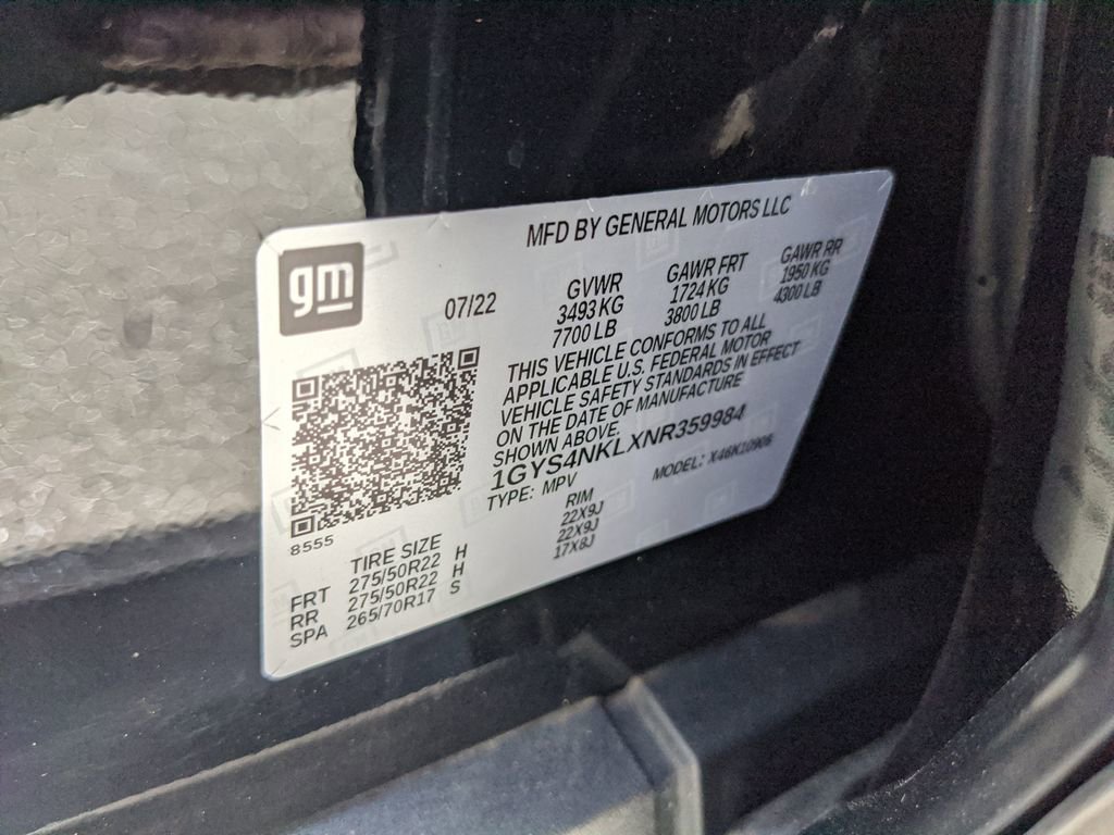 Used 2022 Cadillac Escalade ESV Sport w/ LPO, ONYX Package image 38