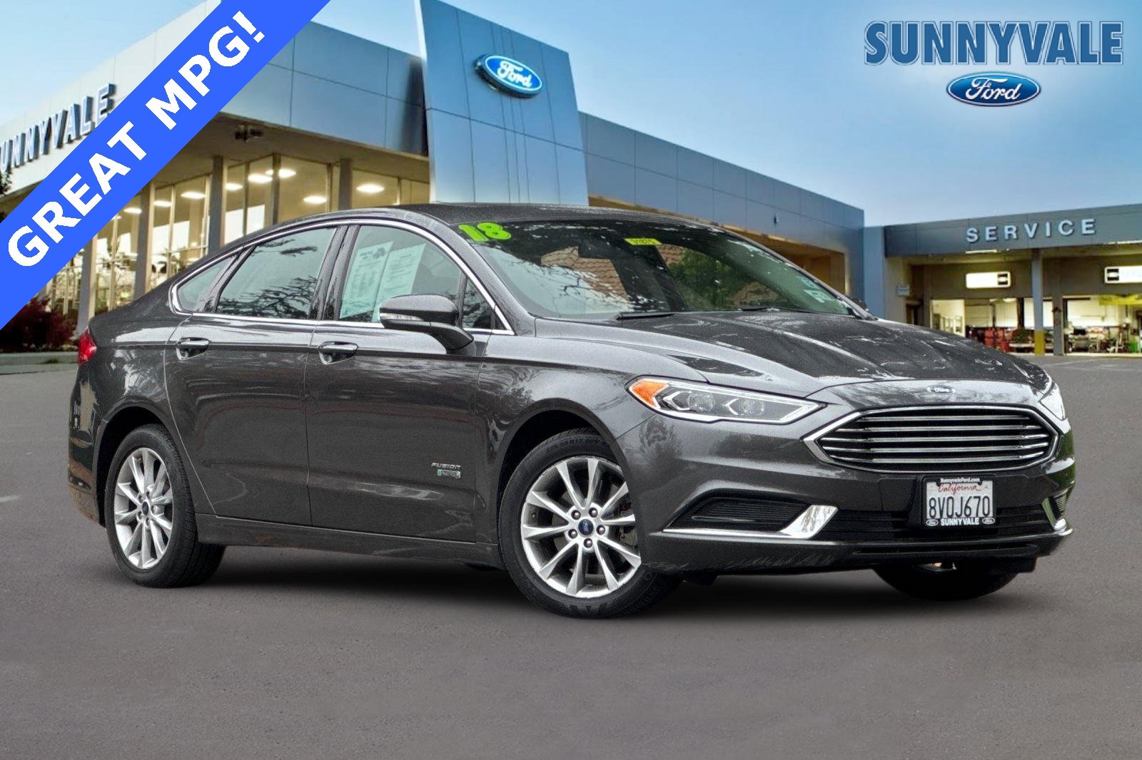 Certified 2018 Ford Fusion Energi SE