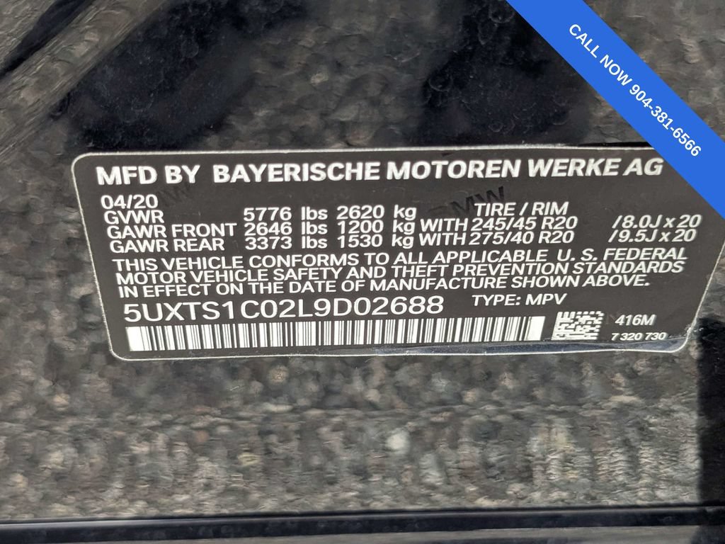 Used 2020 BMW X3 xDrive30e w/ Executive Package AWD/4WD image 21