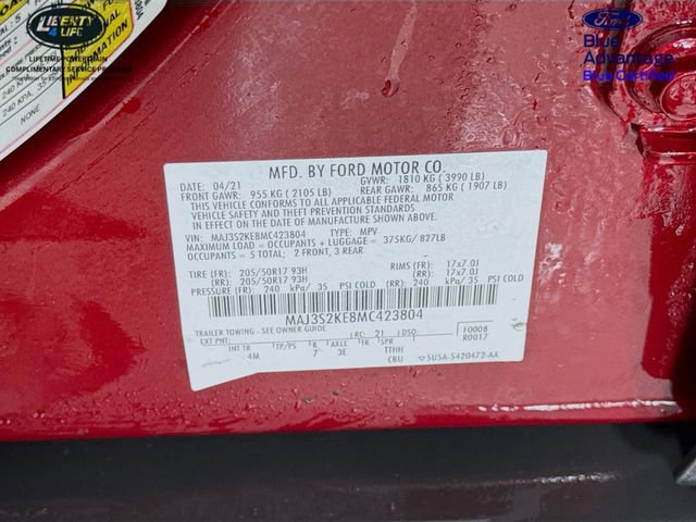 Certified 2021 Ford EcoSport Titanium image 34