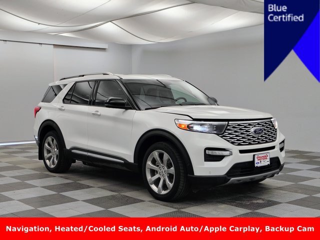 Certified 2020 Ford Explorer Platinum w/ Premium Technology Package AWD/4WD image 1