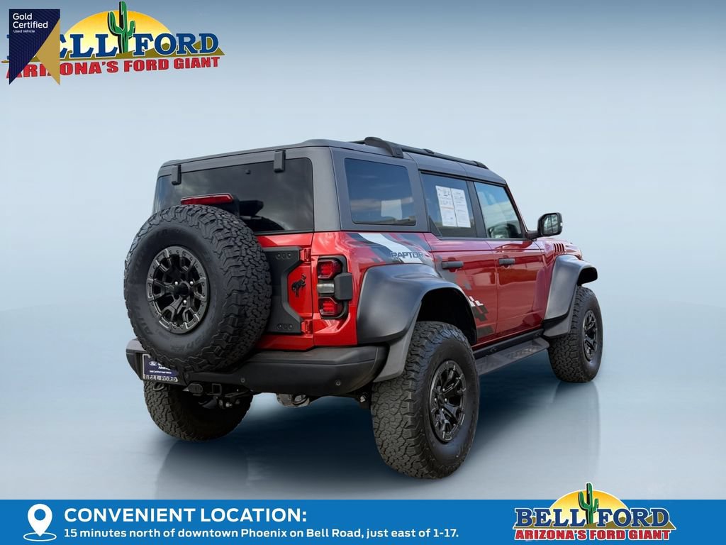 Certified 2024 Ford Bronco Raptor w/ Interior Carbon Fiber Pack 6 AWD/4WD image 3