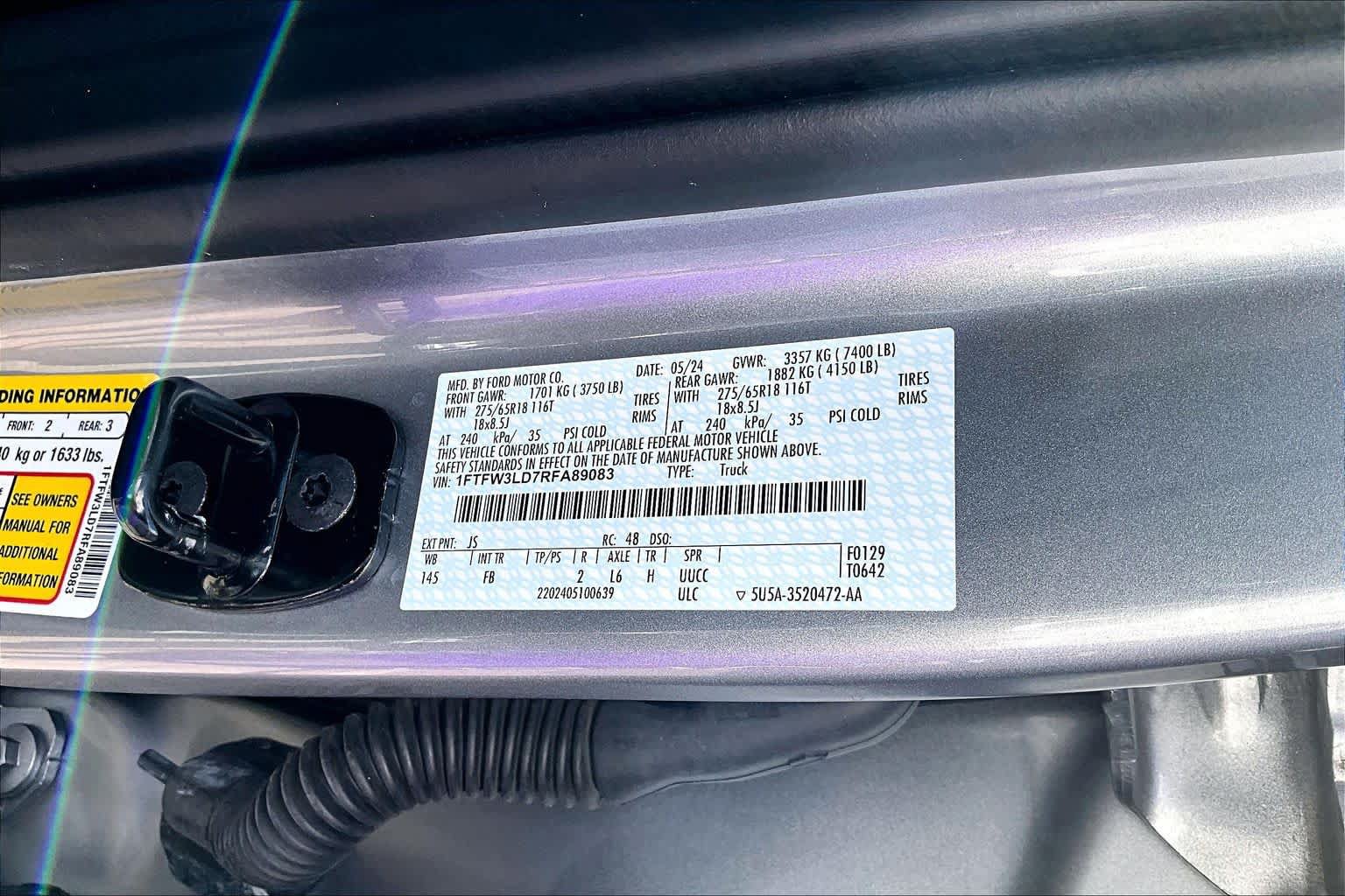 Certified 2024 Ford F150 XLT w/ Equipment Group 302A MID AWD/4WD image 34