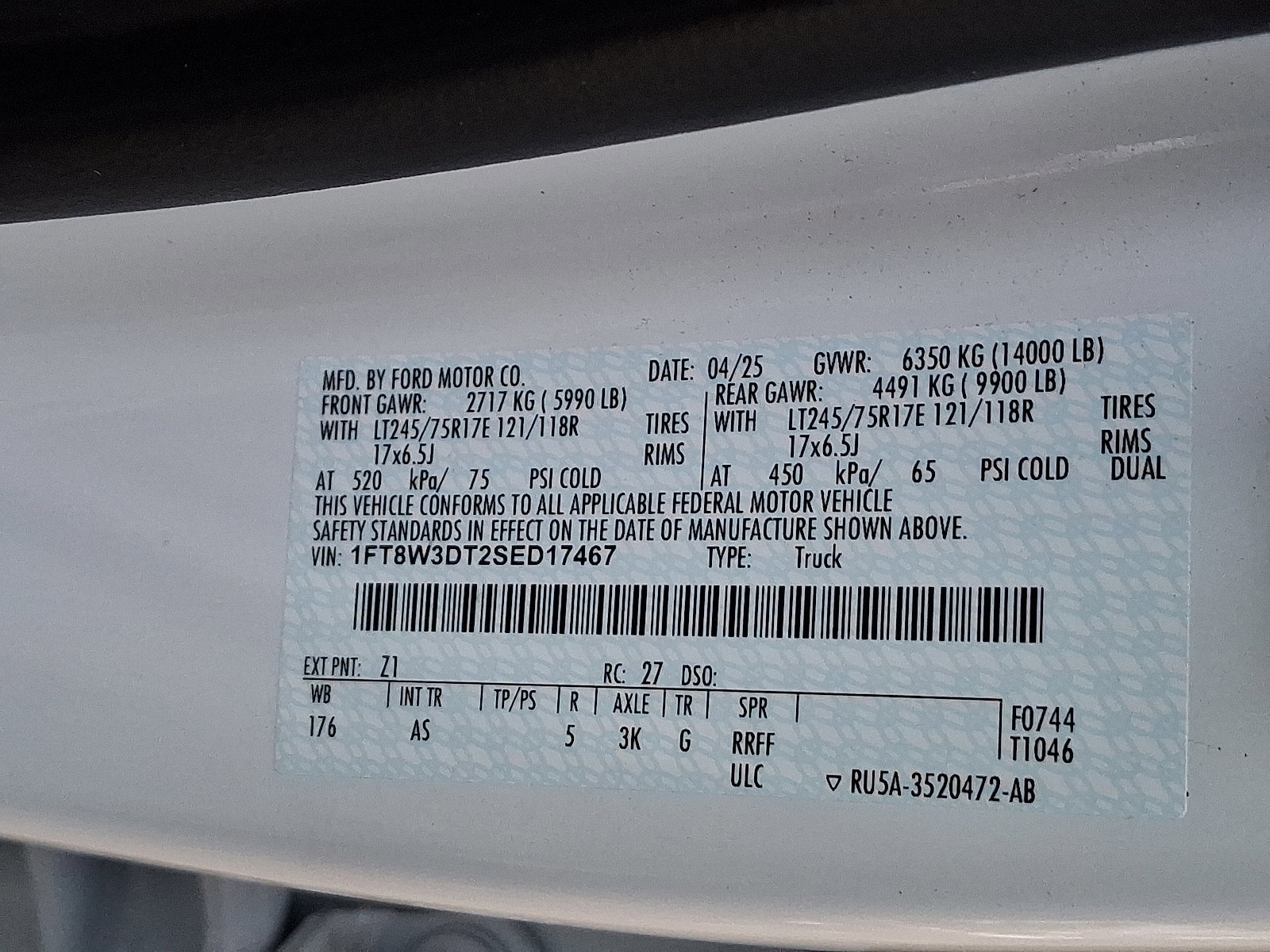 Certified 2025 Ford F350 XL w/ XL Driver Assist Package image 30