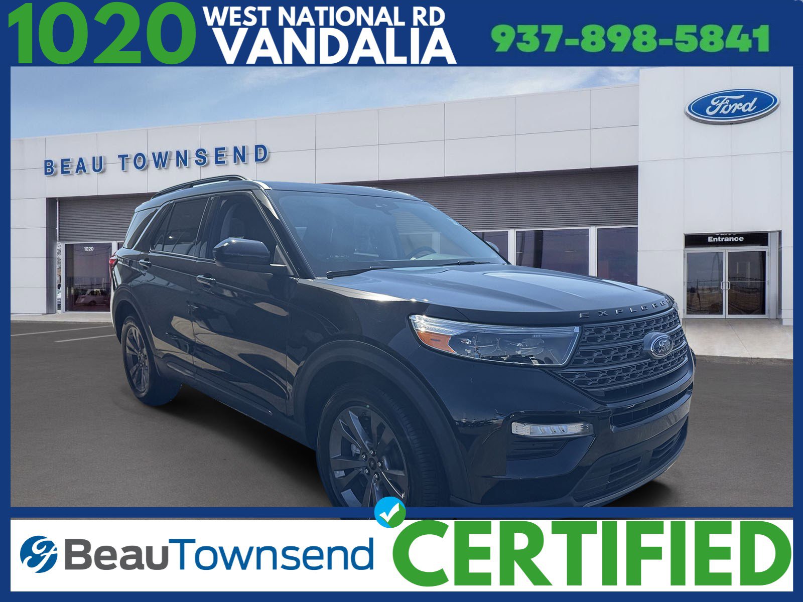 Certified 2022 Ford Explorer XLT w/ Equipment Group 202A