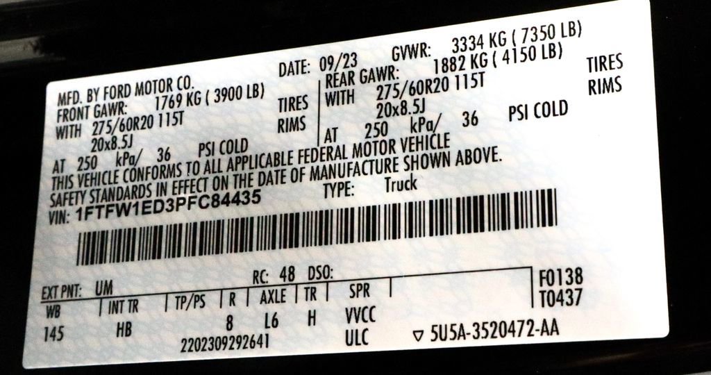 Certified 2023 Ford F150 Lariat w/ Equipment Group 502A High image 35