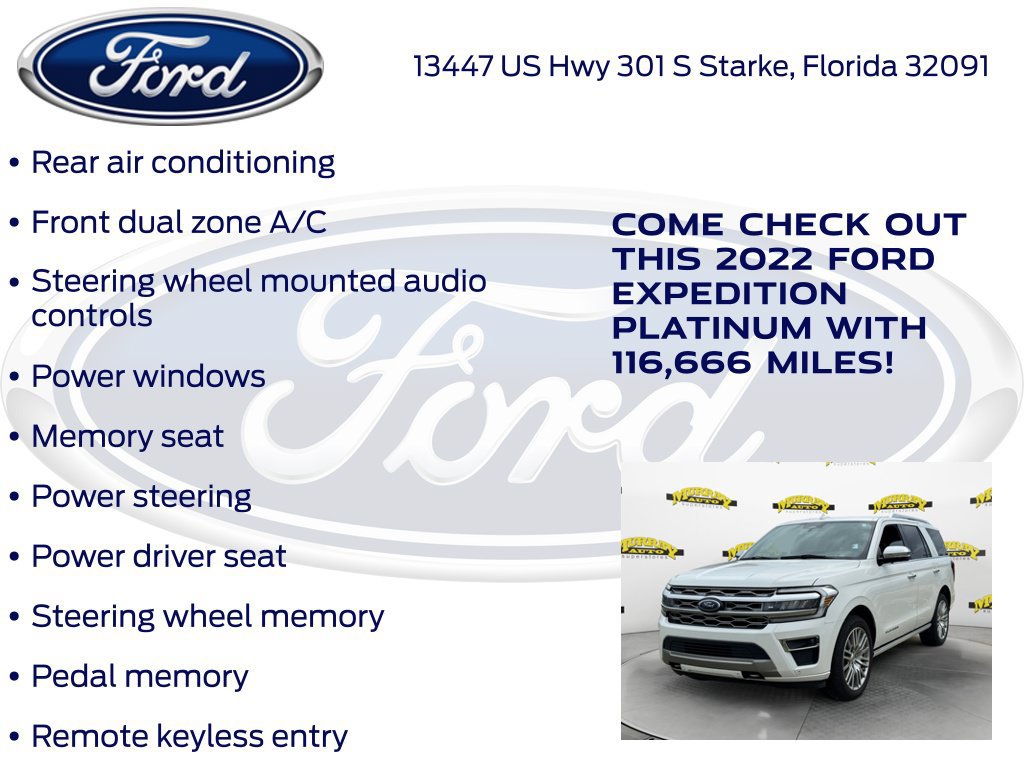 Certified 2022 Ford Expedition Platinum AWD/4WD image 27