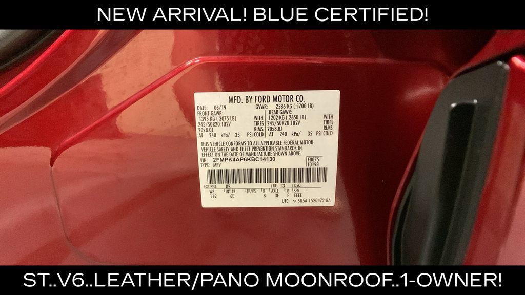 Certified 2019 Ford Edge ST w/ Convenience Package AWD/4WD image 53