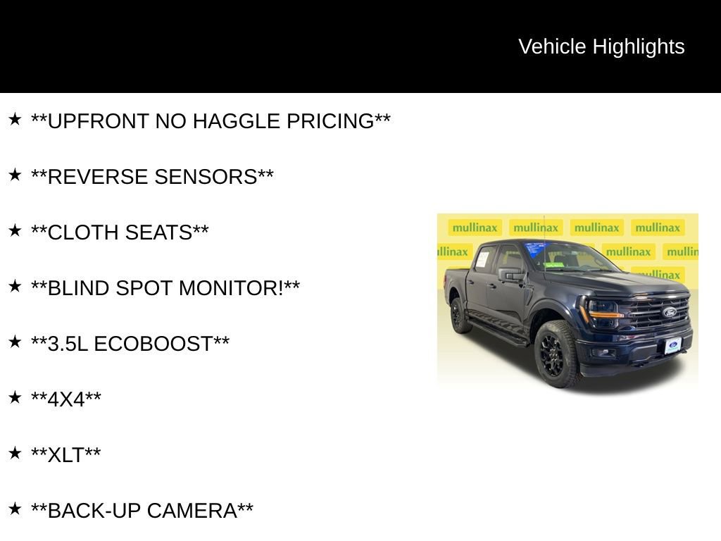 Certified 2024 Ford F150 XLT w/ XLT Black Appearance Package image 8