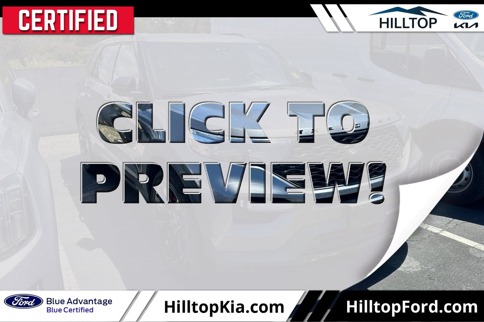 Certified 2021 Ford Explorer ST w/ Equipment Group 401A