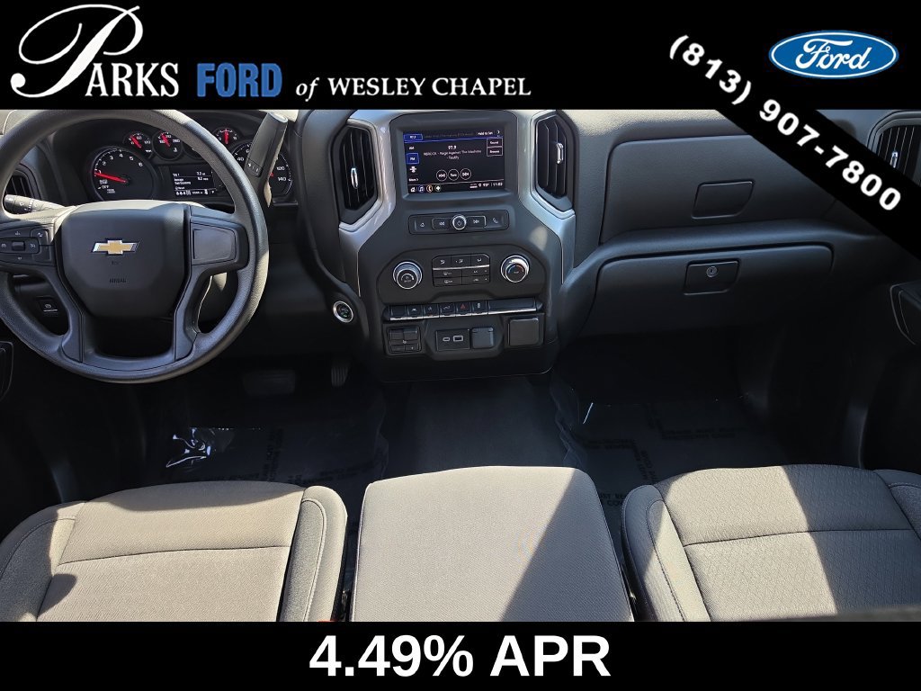 Used 2024 Chevrolet Silverado 1500 Custom w/ Turbomax Blackout Package AWD/4WD image 11