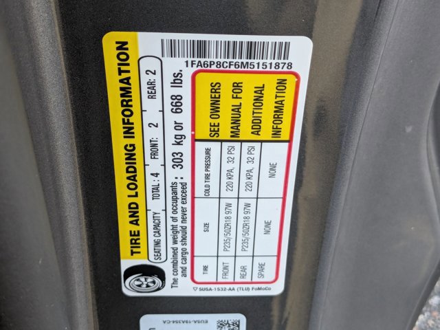 Certified 2021 Ford Mustang GT Premium w/ Ford Safe & Smart Package image 39