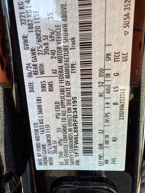 Certified 2024 Ford F150 King Ranch w/ FX4 Off-Road Package AWD/4WD image 12