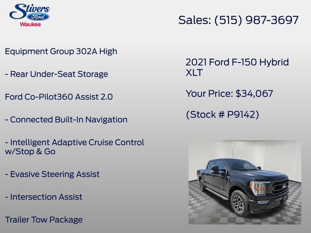 Certified 2021 Ford F150 XLT w/ Equipment Group 302A High AWD/4WD image 22
