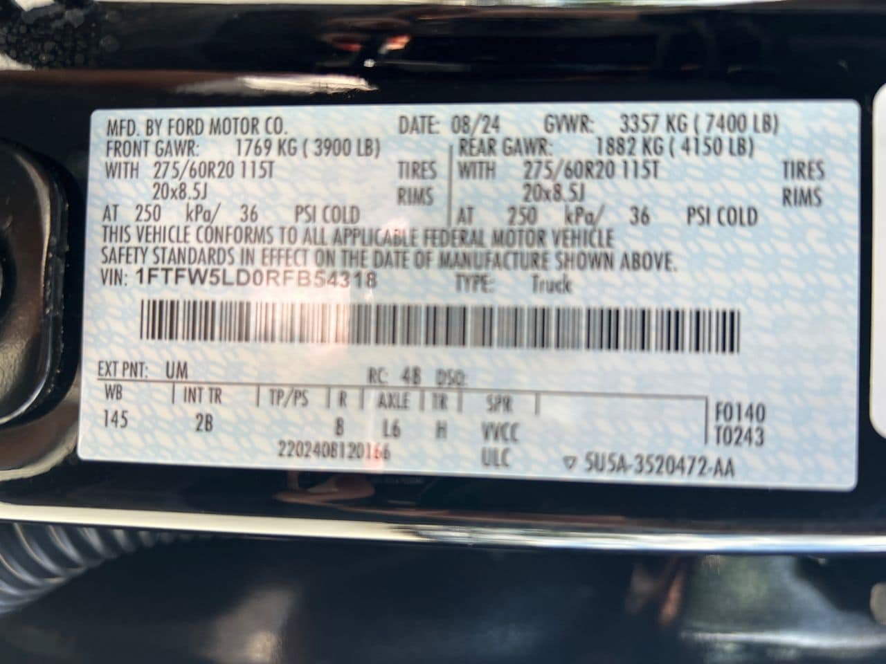 Certified 2024 Ford F150 Lariat w/ Equipment Group 502A High AWD/4WD image 36