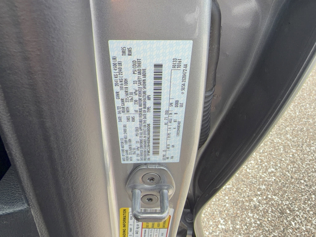 Certified 2022 Ford Escape SEL image 33