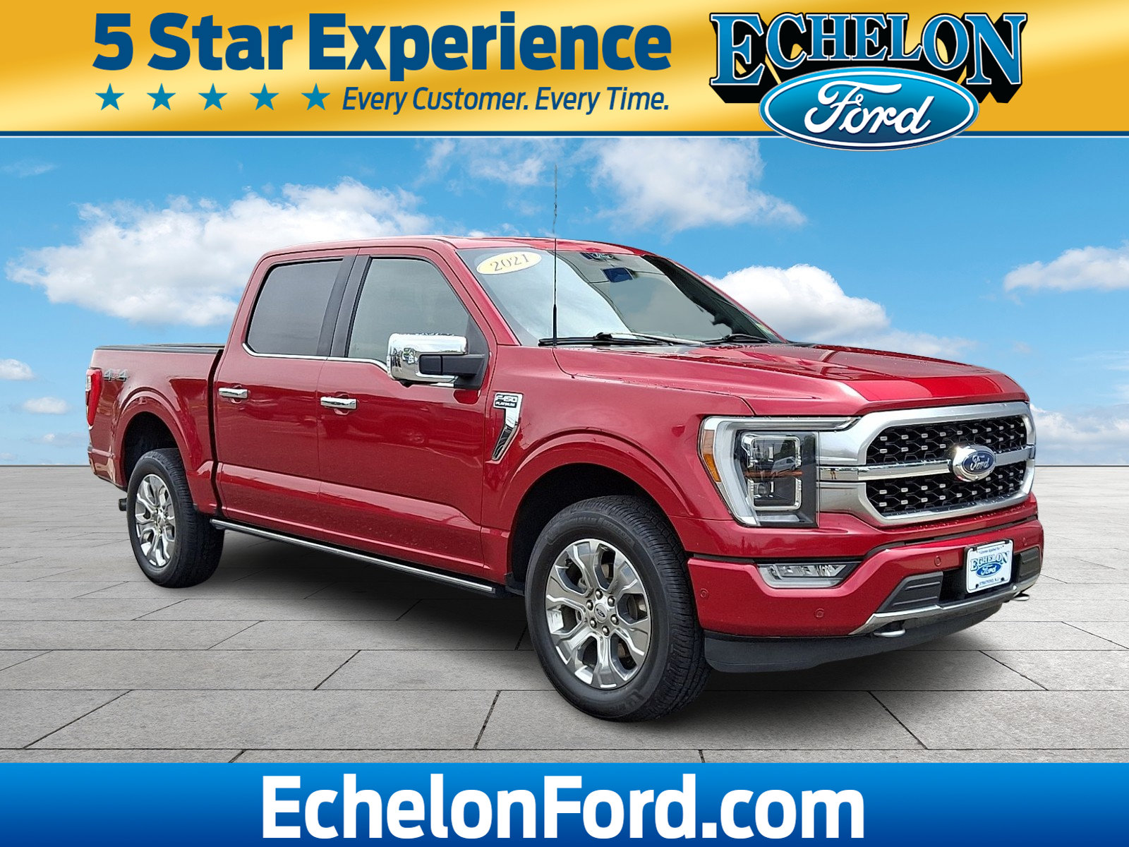 Certified 2021 Ford F150 Platinum w/ Equipment Group 701A High AWD/4WD image 1