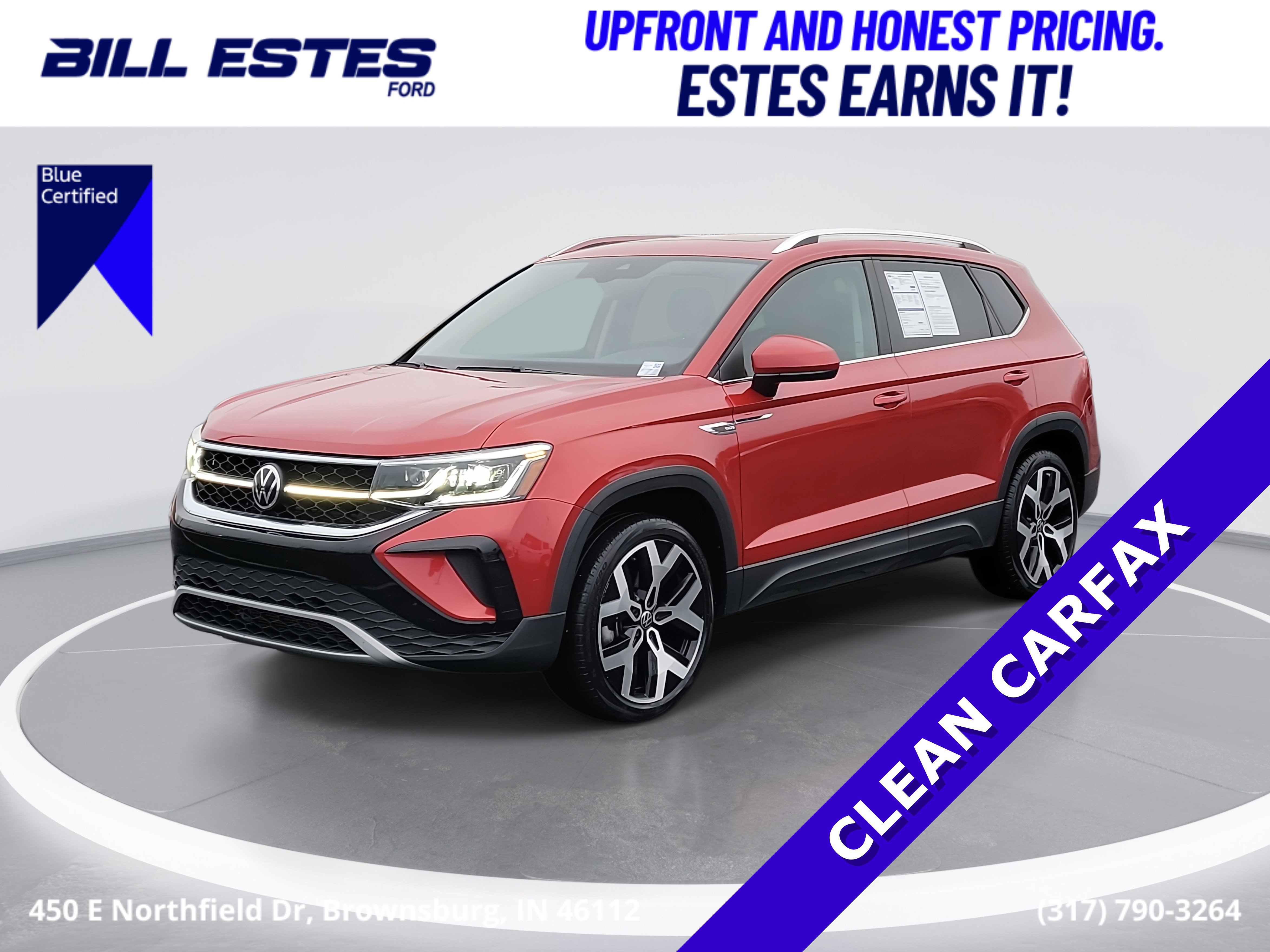 Used 2022 Volkswagen Taos SEL w/ Panoramic Sunroof Package image 1