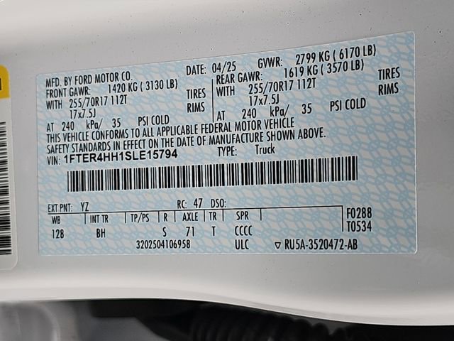 Certified 2025 Ford Ranger XLT w/ Equipment Group 301A High AWD/4WD image 37