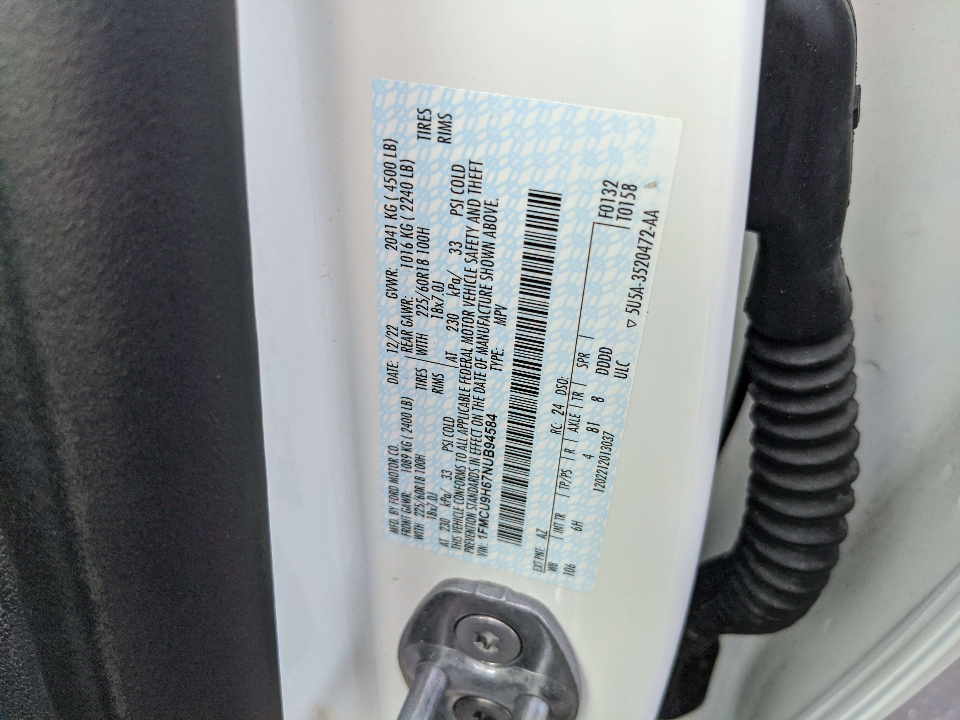 Certified 2022 Ford Escape SEL image 35