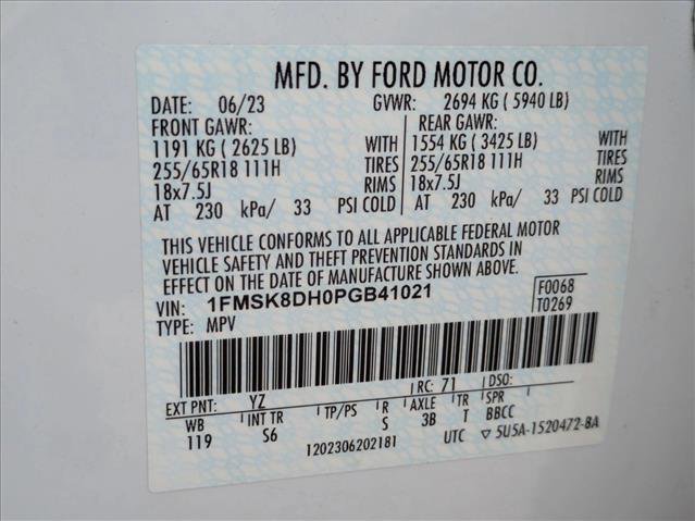 Certified 2023 Ford Explorer XLT w/ Equipment Group 202A AWD/4WD image 15