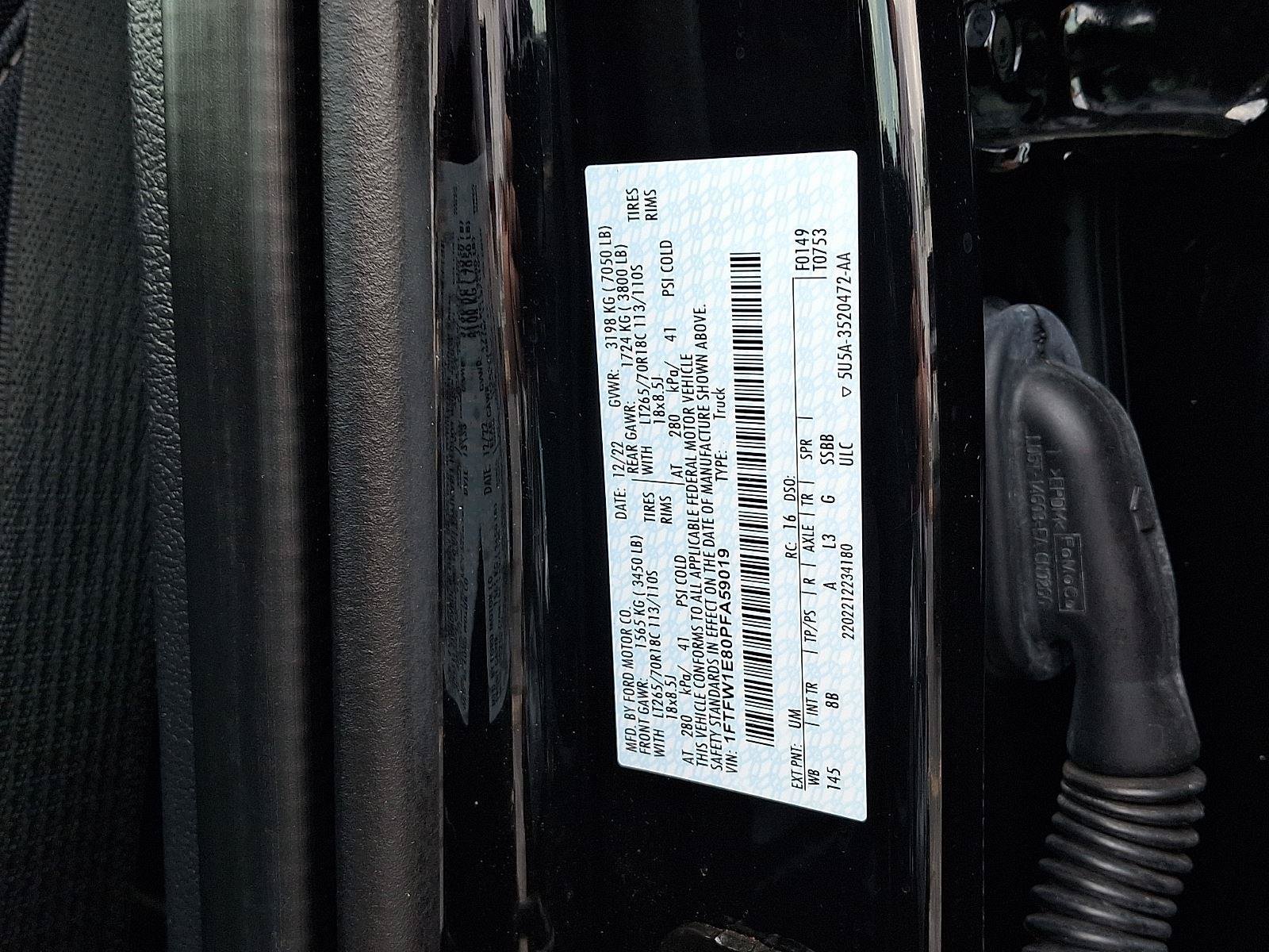Certified 2023 Ford F150 XL w/ Rattler Package AWD/4WD image 26