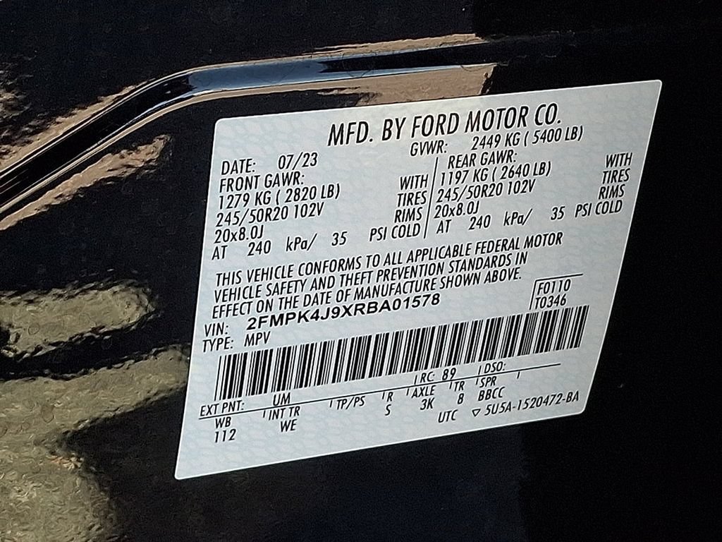 Certified 2024 Ford Edge ST-Line AWD/4WD image 27