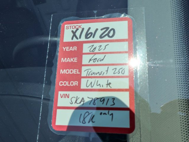 Certified 2025 Ford Transit 250 148 High Roof w/ Load Area Protection Package RWD image 33