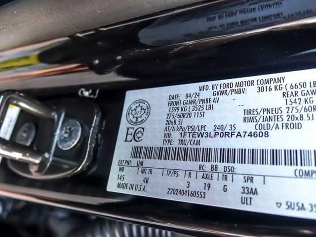 Certified 2024 Ford F150 XLT w/ Equipment Group 303A High AWD/4WD image 35