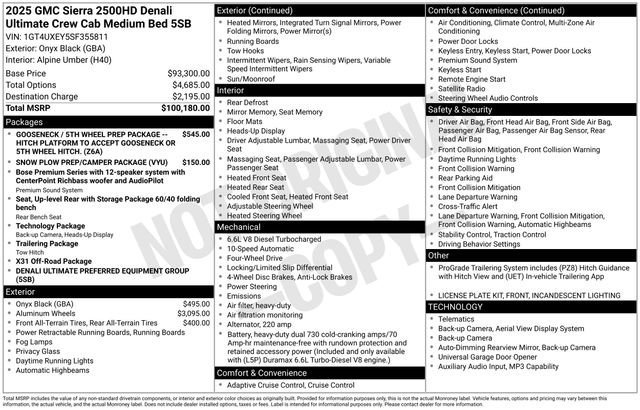 Used 2025 GMC Sierra 2500 Denali Ultimate image 9