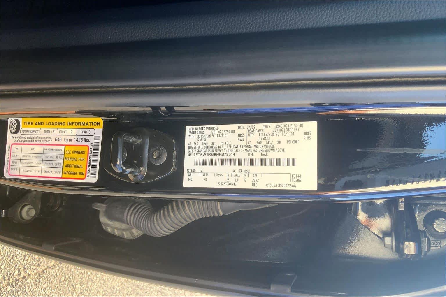 Certified 2022 Ford F150 Raptor AWD/4WD image 32
