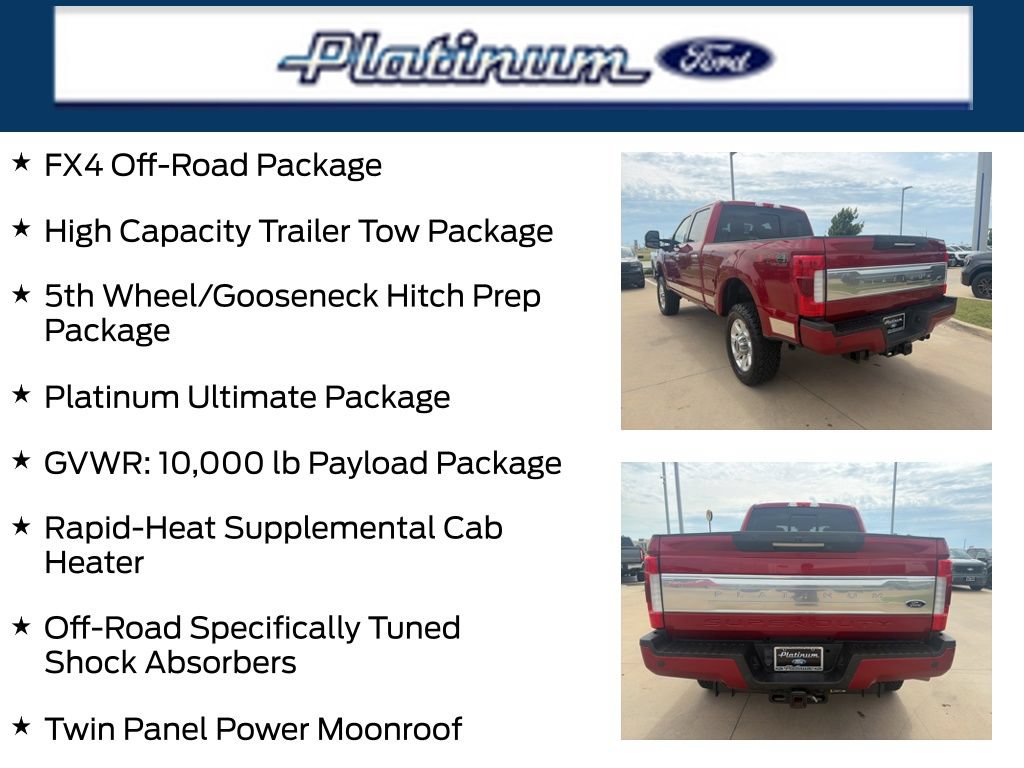 Certified 2019 Ford F250 Platinum w/ Platinum Ultimate Package AWD/4WD image 22