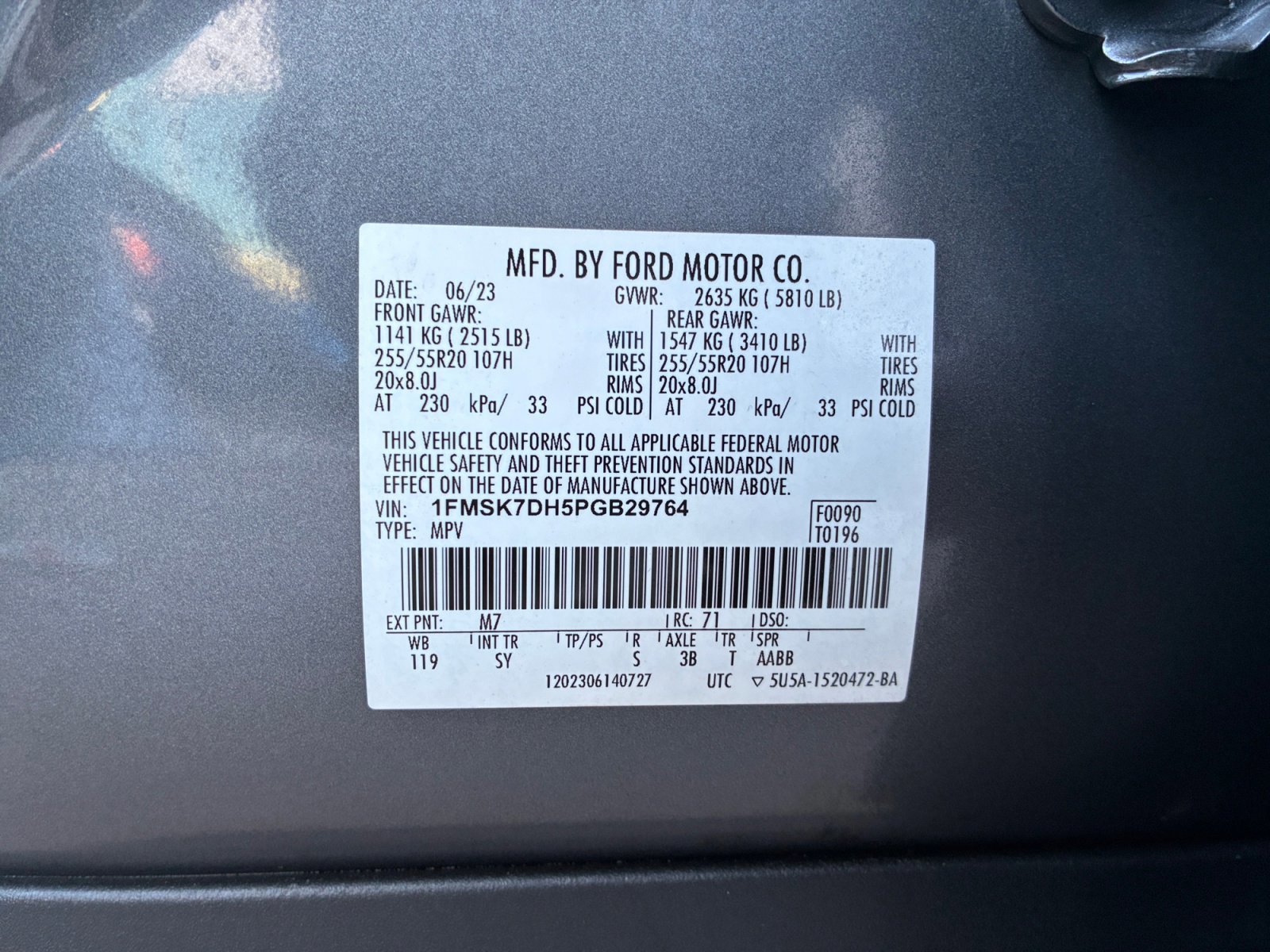 Certified 2023 Ford Explorer XLT w/ Equipment Group 202A image 35