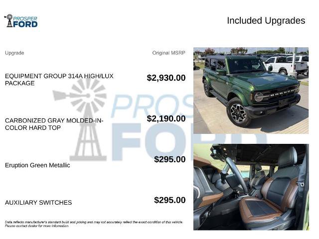 Certified 2024 Ford Bronco Outer Banks AWD/4WD image 3