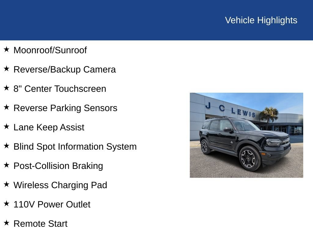 Certified 2024 Ford Bronco Sport Outer Banks w/ Tech Package AWD/4WD image 31