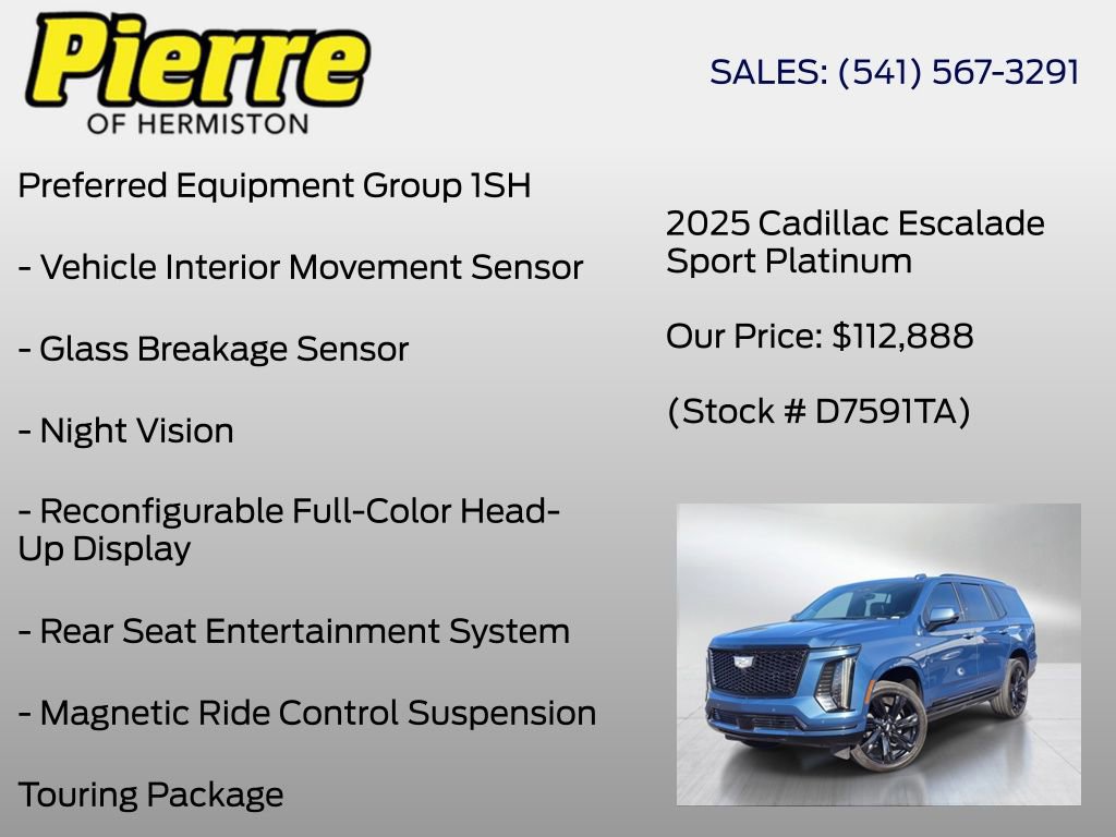 Used 2025 Cadillac Escalade Sport Platinum image 24