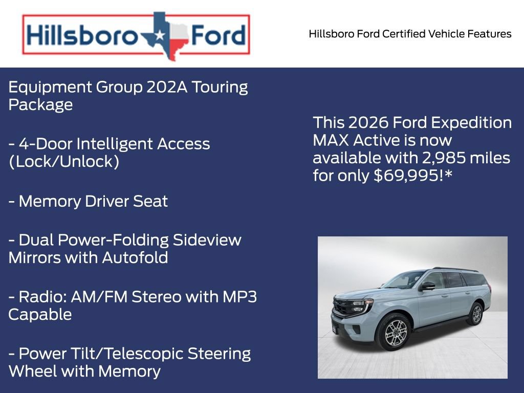 Certified 2026 Ford Expedition Max Active AWD/4WD image 13