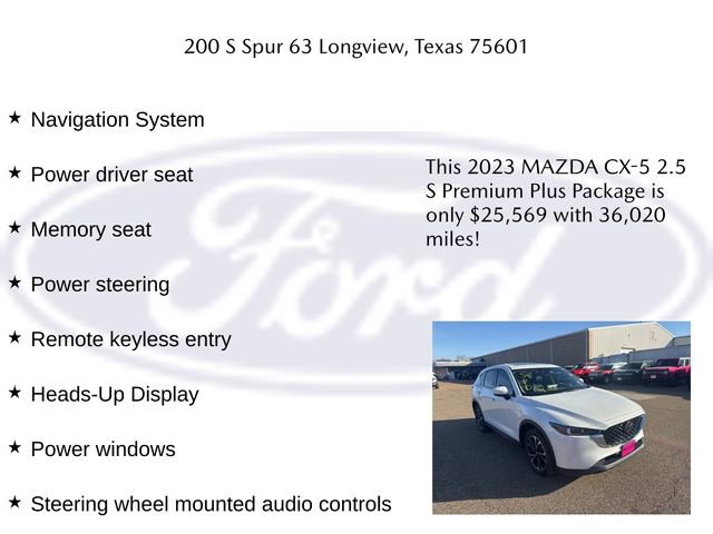 Used 2023 MAZDA CX-5 AWD 2.5 S w/ Premium Plus Pkg image 10