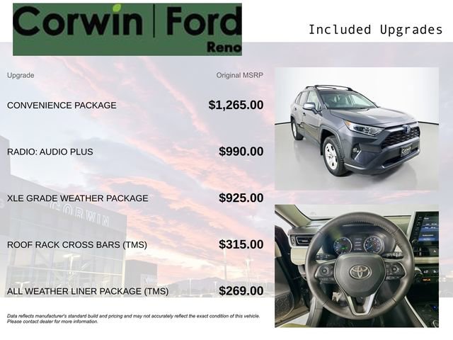 Used 2021 Toyota RAV4 XLE w/ Convenience Package AWD/4WD image 3