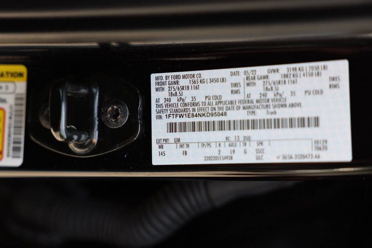 Certified 2022 Ford F150 XLT w/ Equipment Group 302A High image 45