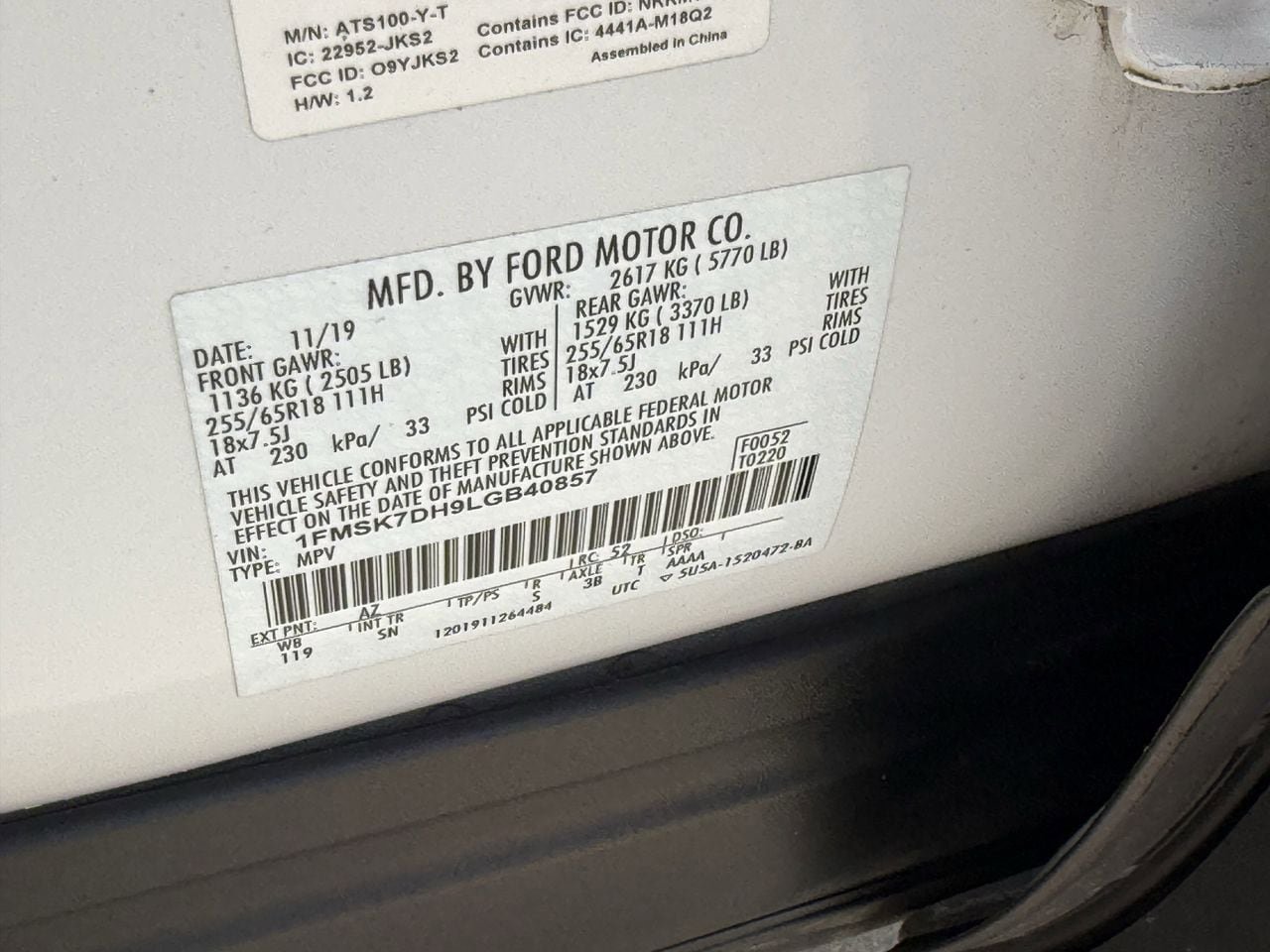 Certified 2020 Ford Explorer XLT w/ Equipment Group 202A RWD image 31