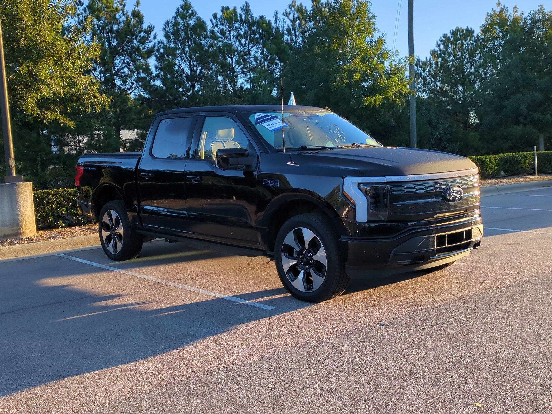 Certified 2025 Ford F150 Lightning Platinum