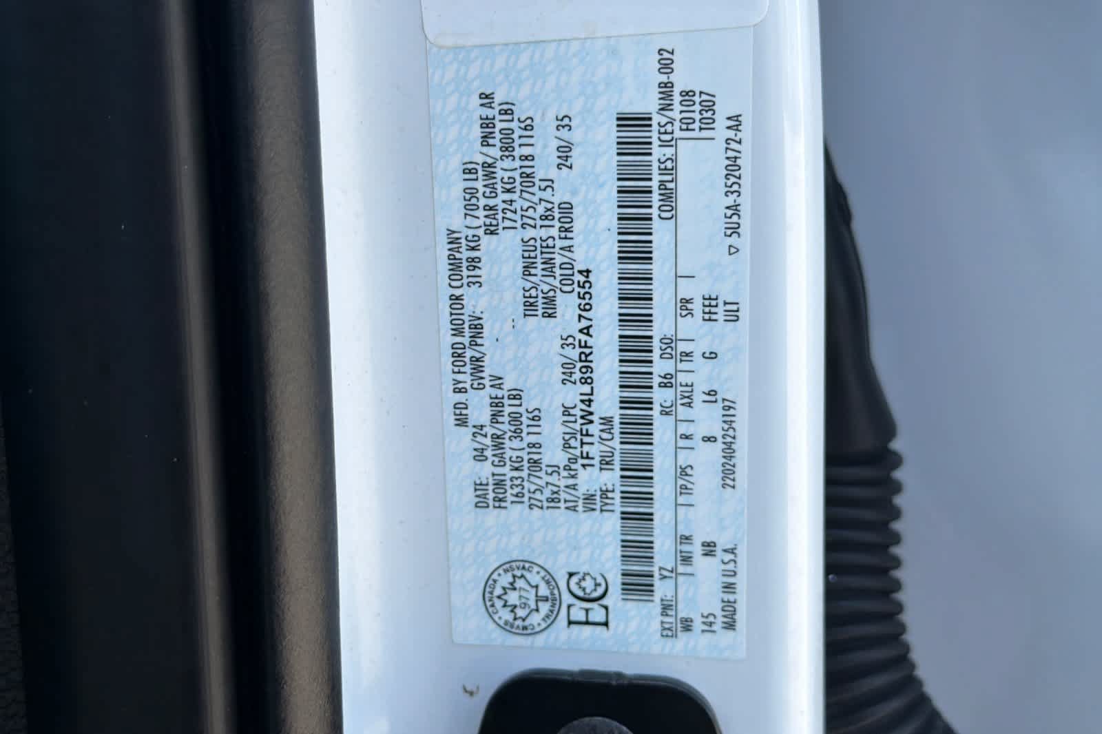 Certified 2024 Ford F150 Tremor w/ Equipment Group 402A High AWD/4WD image 28