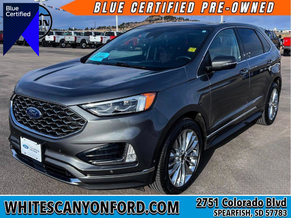 Certified 2021 Ford Edge Titanium w/ Equipment Group 301A image 1