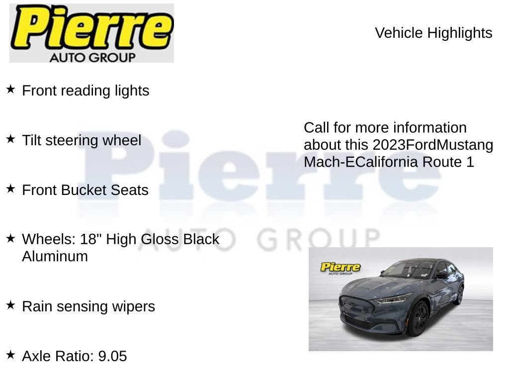 Certified 2023 Ford Mustang Mach-E California Route 1 AWD/4WD image 22
