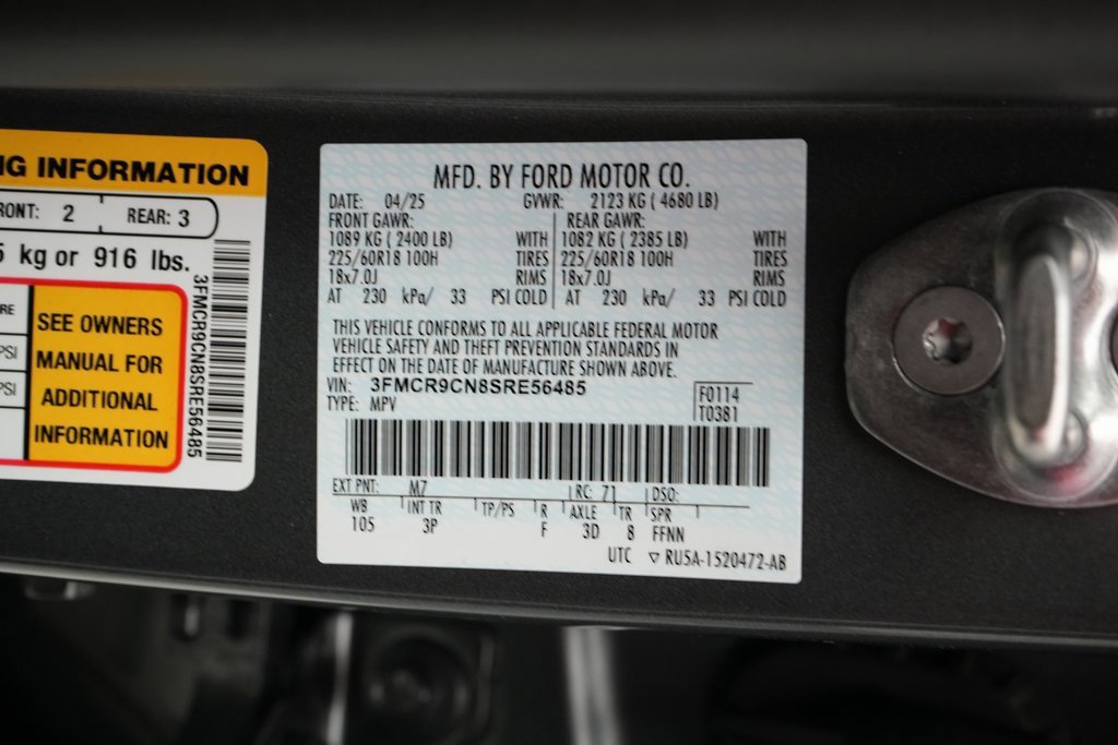 Certified 2025 Ford Bronco Sport Outer Banks w/ Outer Banks Tech Package+ image 32