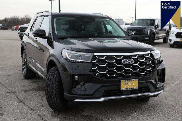 Certified 2025 Ford Explorer Platinum w/ LUX Leather Package