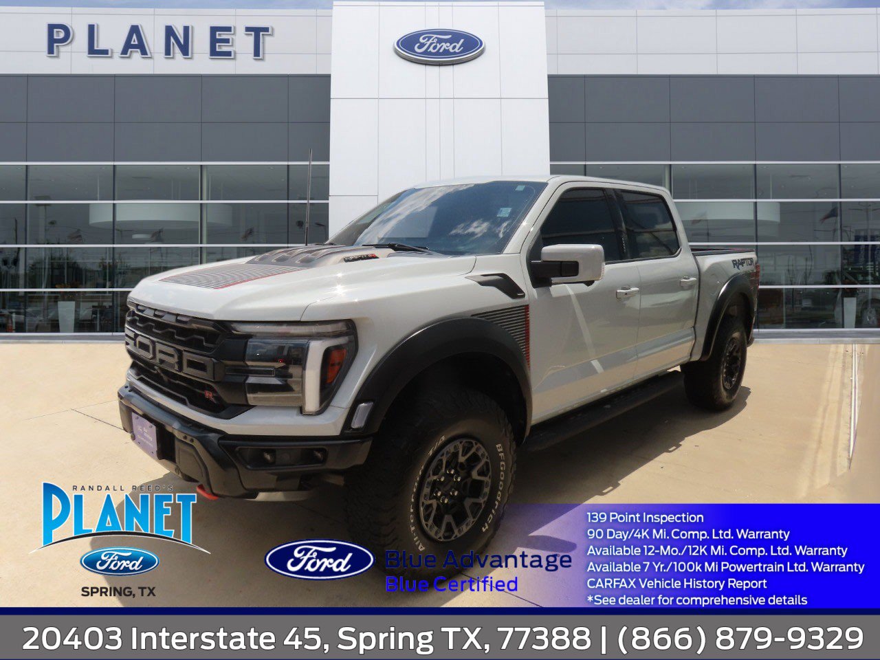 Certified 2024 Ford F150 Raptor w/ Equipment Group 803A Raptor R AWD/4WD image 1